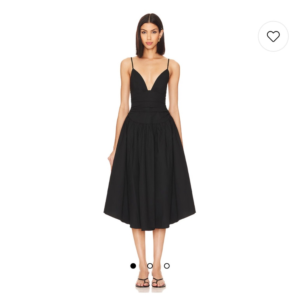Hela Midi Dress in Black revolve